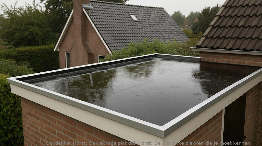 Daklekkage Plat Dak Horst