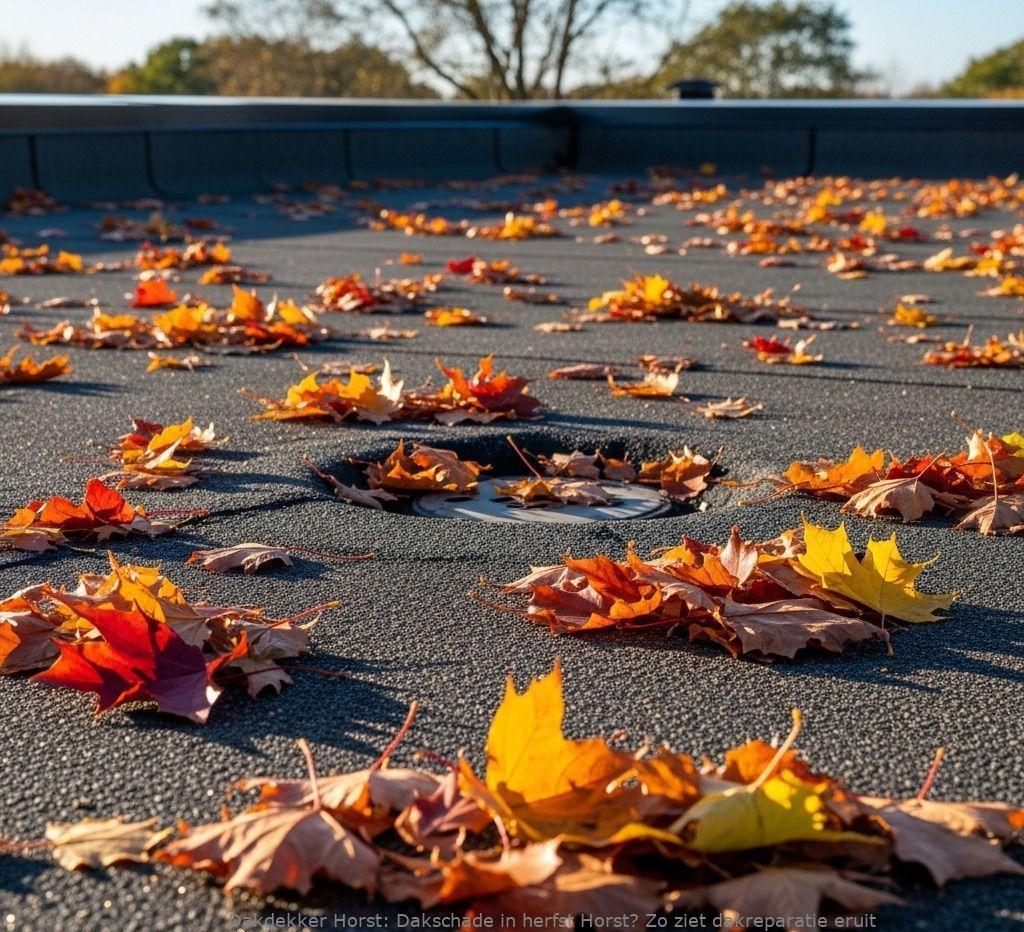 Dakschade In Herfst Horst